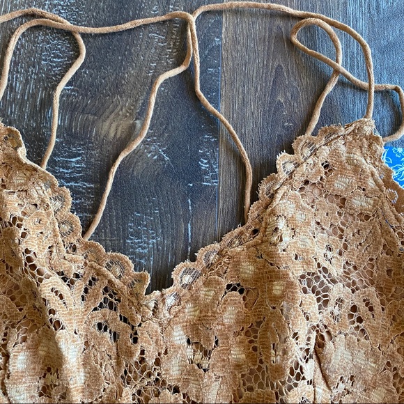 NWT Free People Celine Bralette Burnt Caramel - Picture 6 of 16